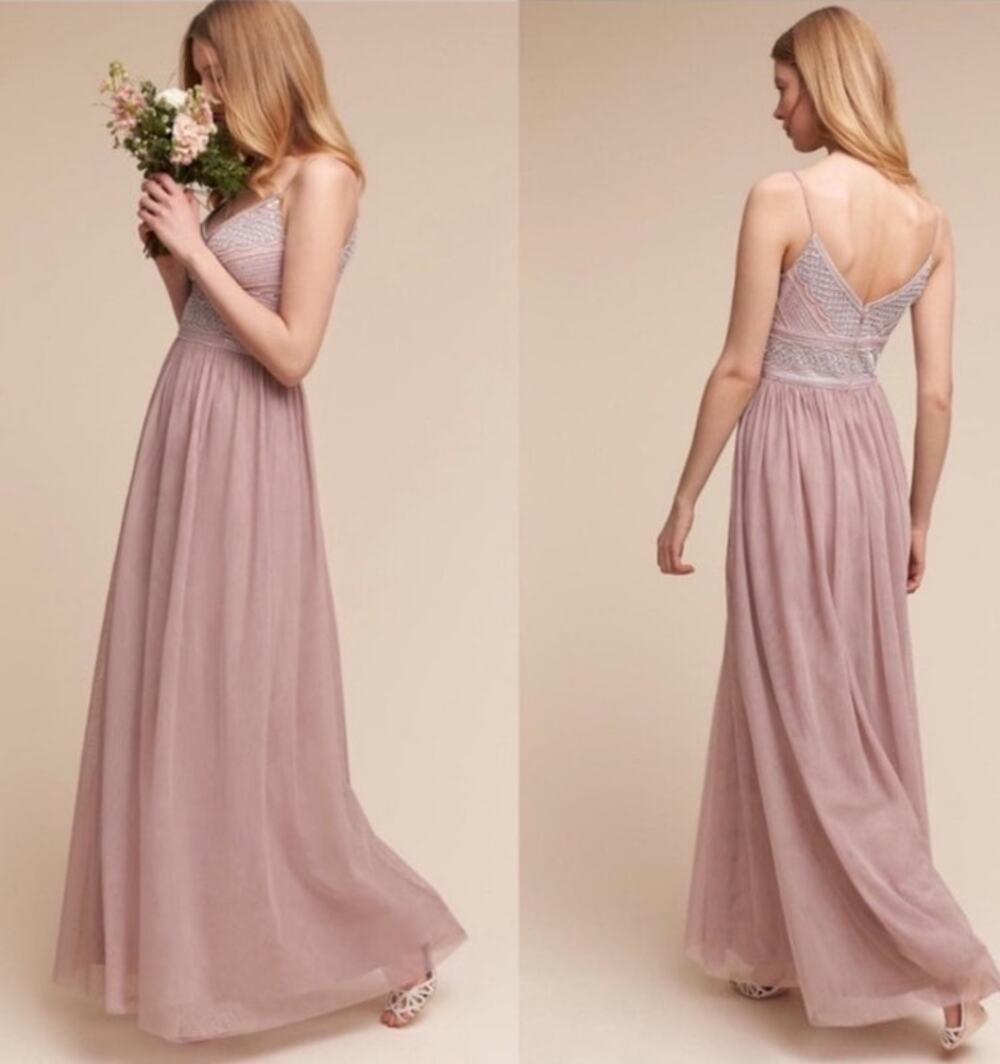 New Anthropologie BHLDN Aida Dress by Adrianna Papell $280 SIZE 0